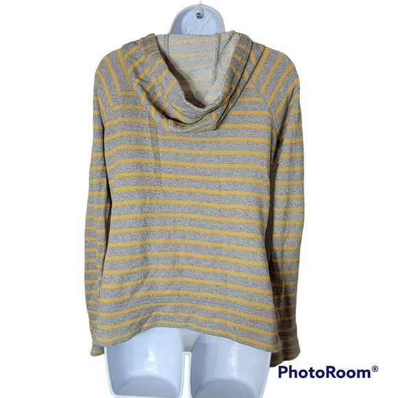 Kirra Women's Sweatshirt Hoodie Jacket Grey & Yellow Size Small - Picture 2 of 6